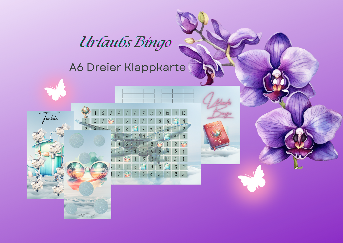 A6 Urlaubs Bingo