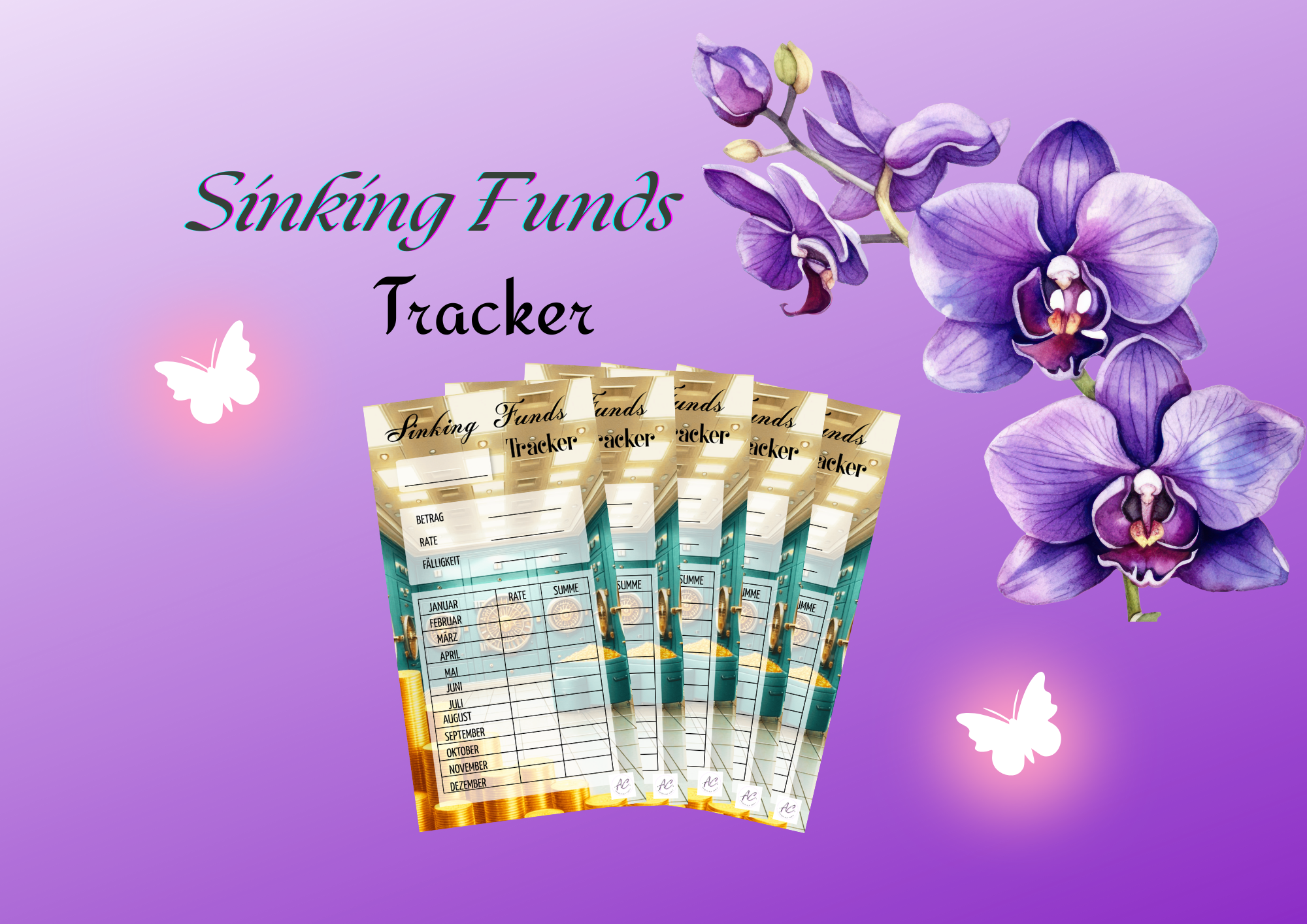 Sinking Funds Tracker 5er Set