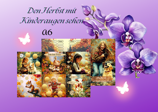 A6 Den Herbst mit Kinderaugen sehen