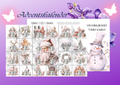 Adventskalender Grau / Silber